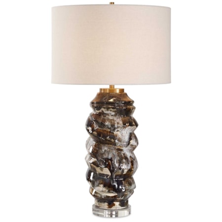 Cuoco Mottled Brown Table Lamp