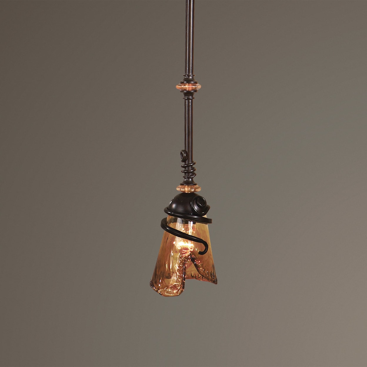 Uttermost Lighting Fixtures - Pendant Lights Vitalia 1 Light Mini Pendant