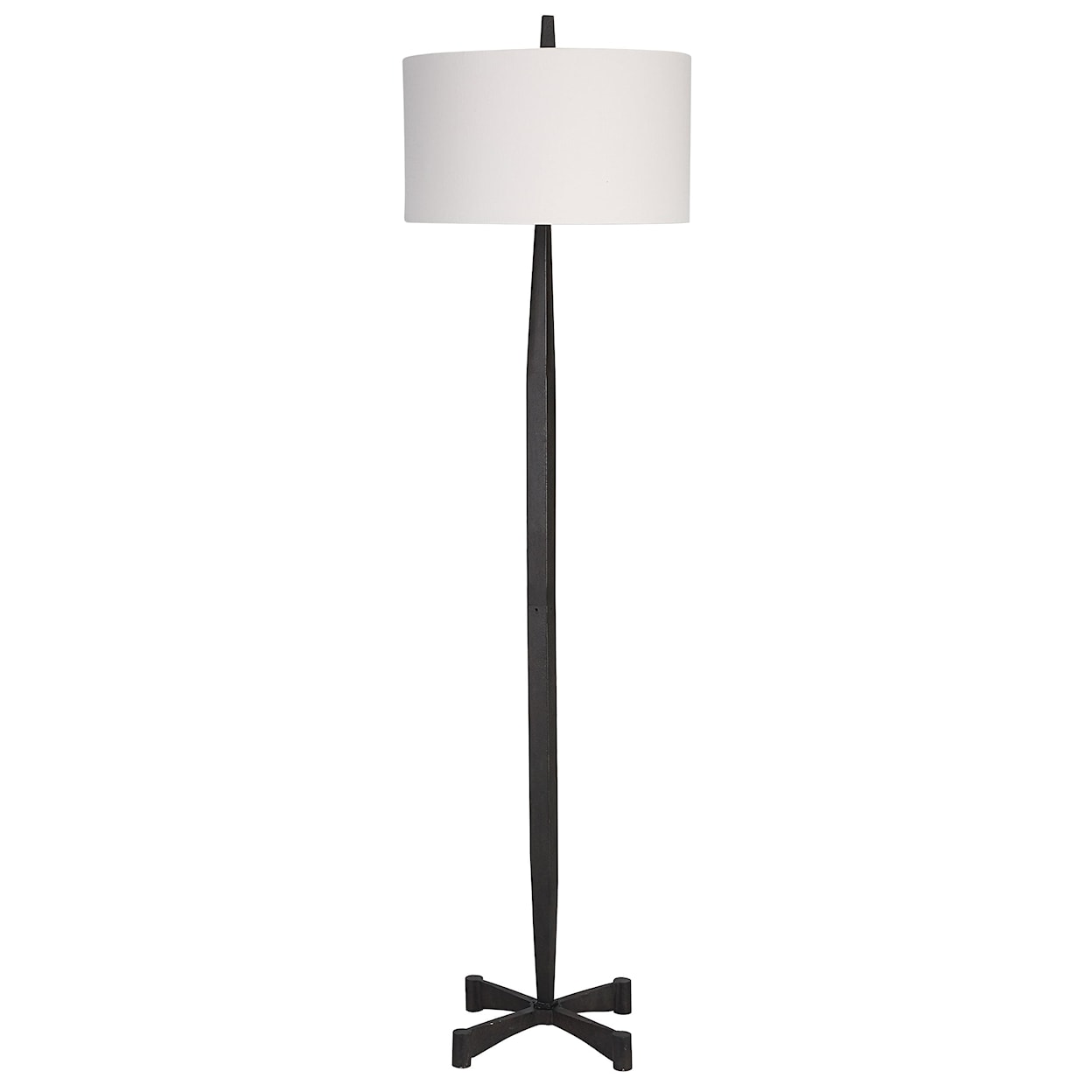 Uttermost Counteract Rust Metal Floor Lamp with Tapered Base