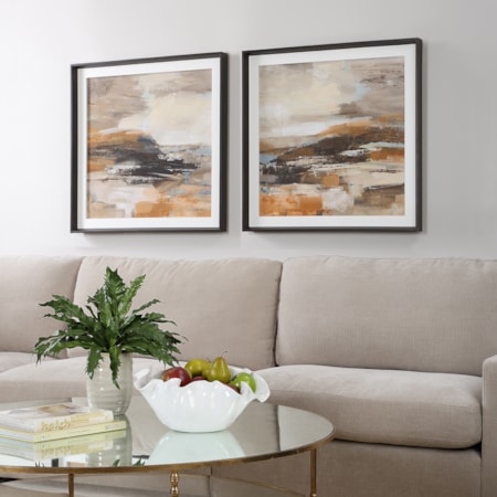 Cinnamon Shore Framed Prints Set/2