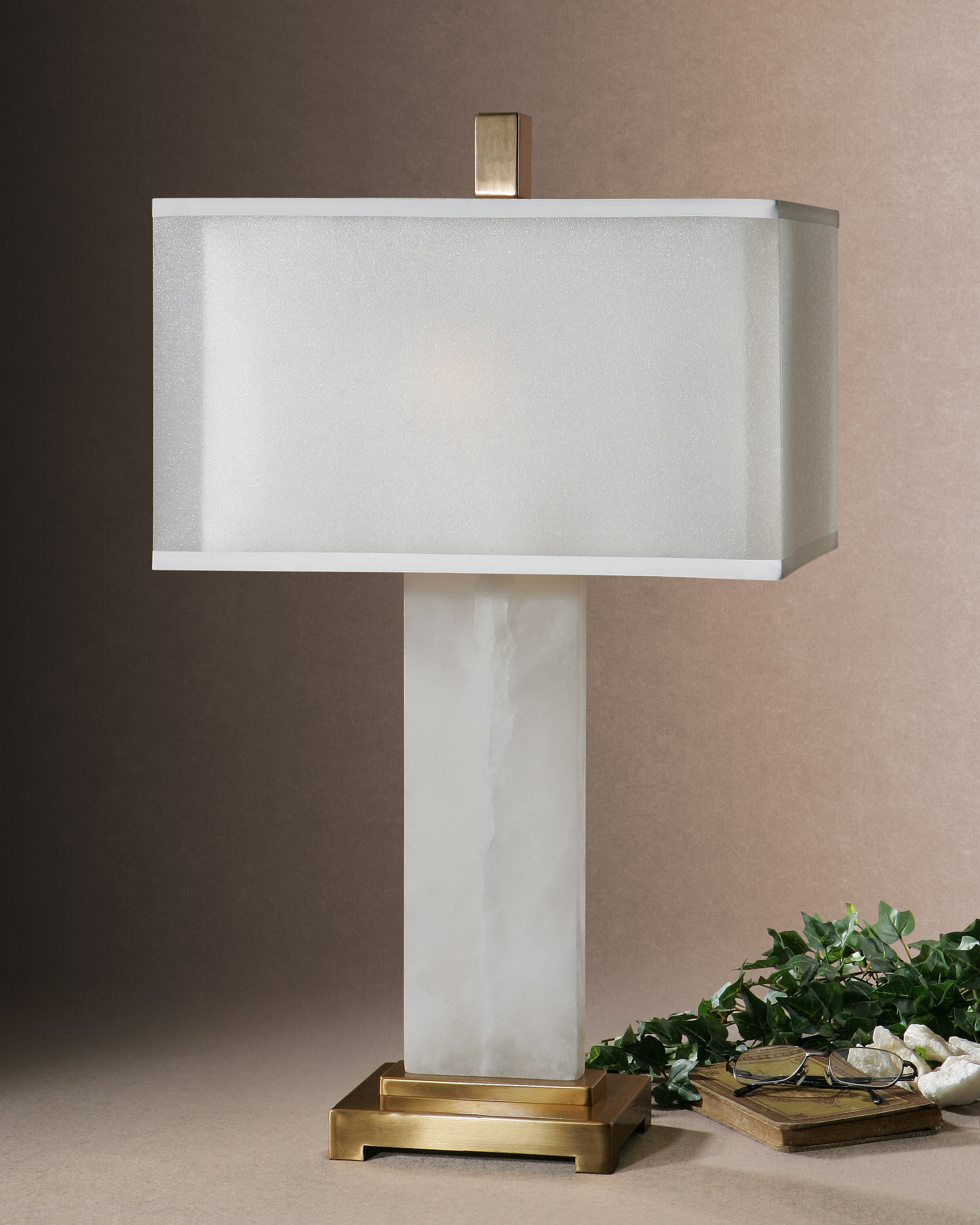 Uttermost Table Lamps Athanas alabaster Lamp