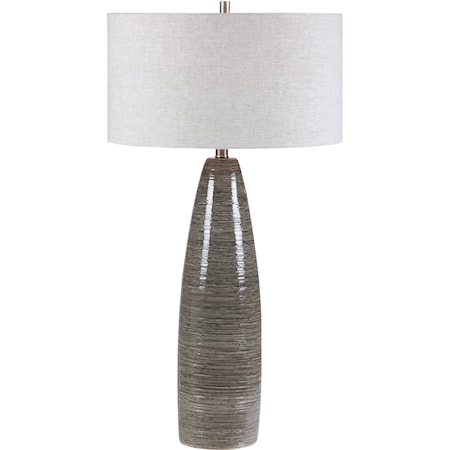 Cosmo Charcoal Table Lamp