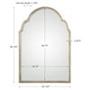 Uttermost Arched Mirrors Brayden Petite Silver Arch Mirror