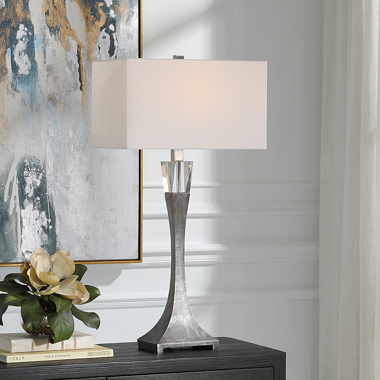 Uttermost Edison Edison Tapered Iron Table Lamp