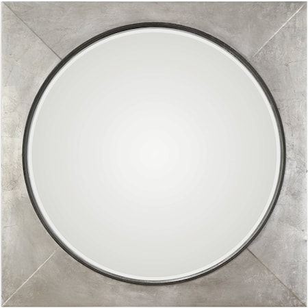 Solomon Metallic Silver Mirror