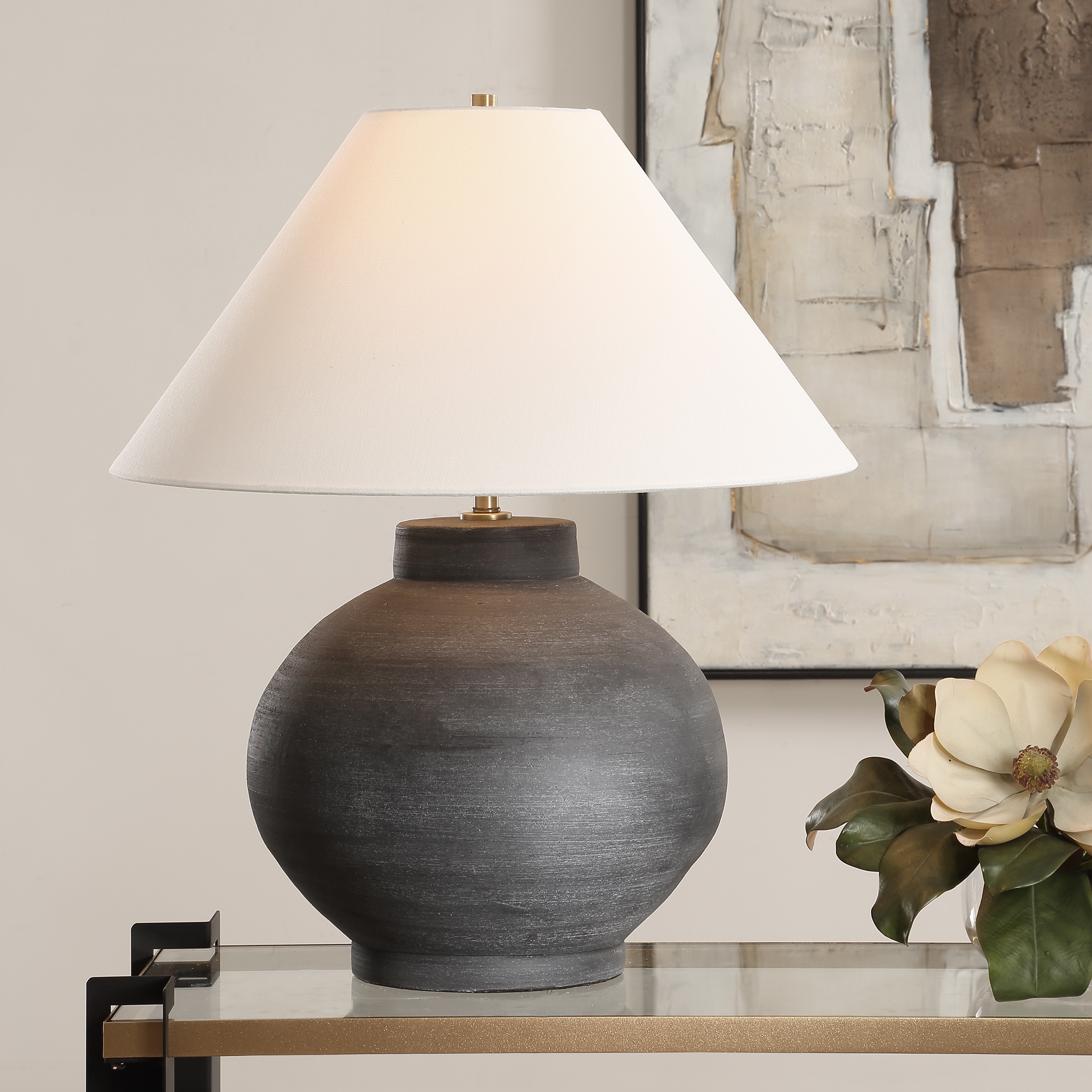 Uttermost Tramore Tramore Rustic Charcoal Table Lamp