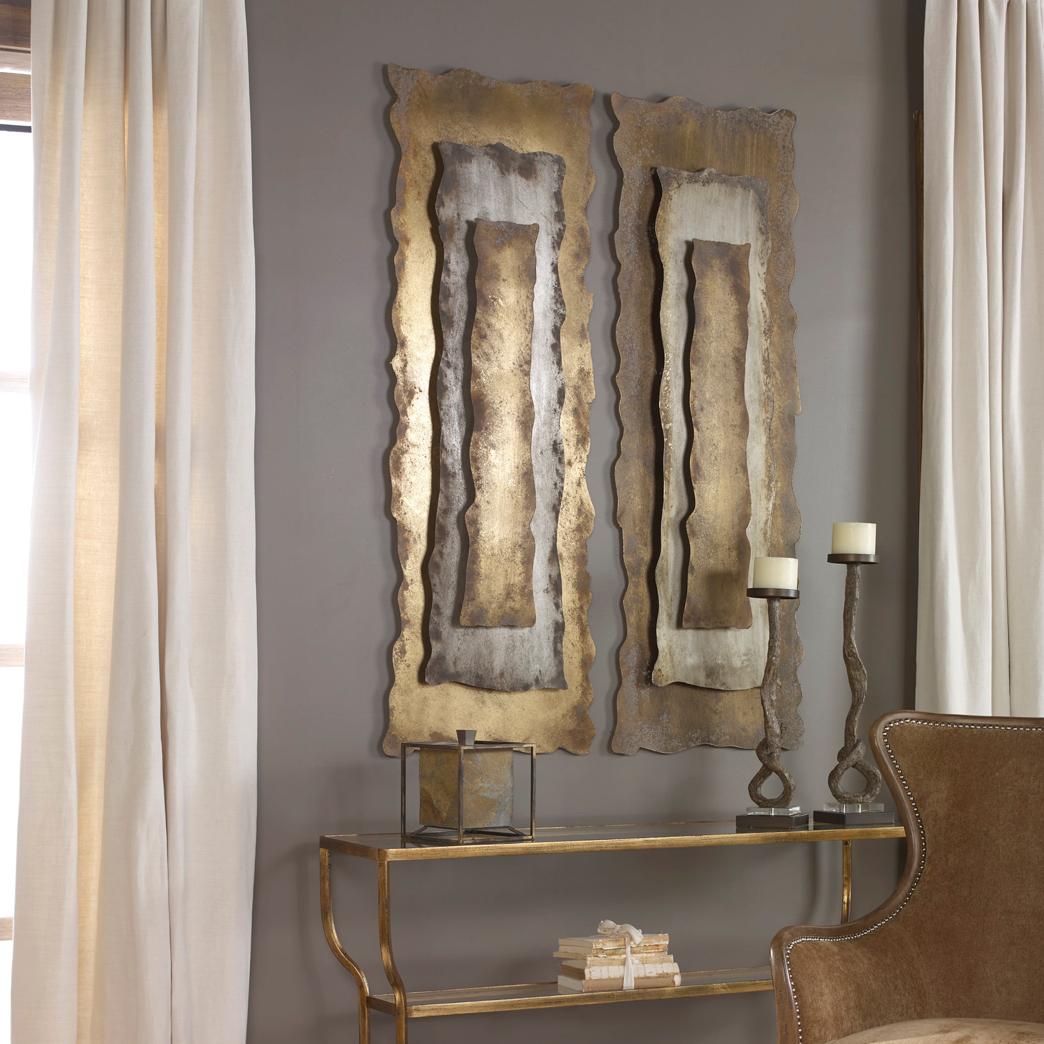 Uttermost Alternative Wall Decor Jaymes Oxidized Panel