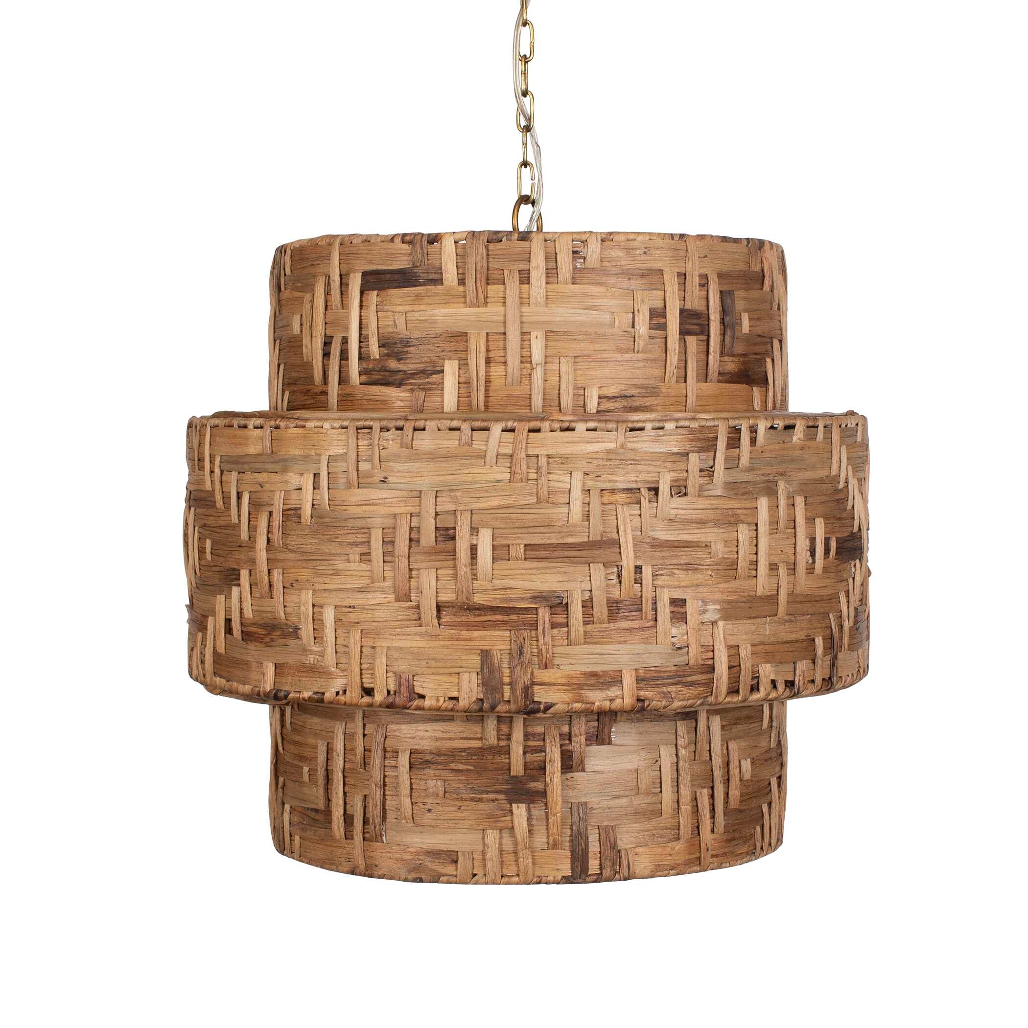 Uttermost Water Hyacinth Water Hyacinth 4 Light Woven Pendant