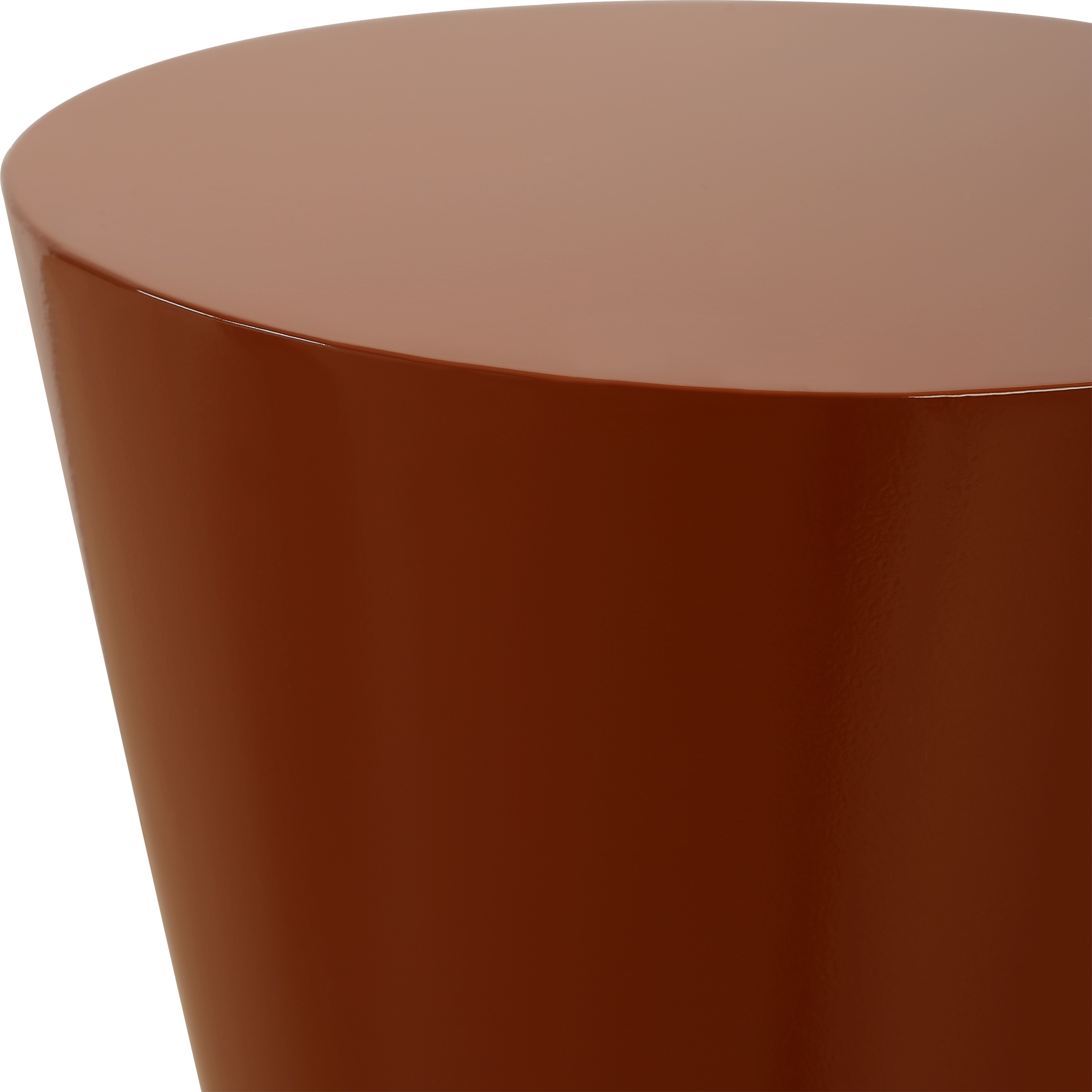 Hepler Gloss Terracotta Drink Table