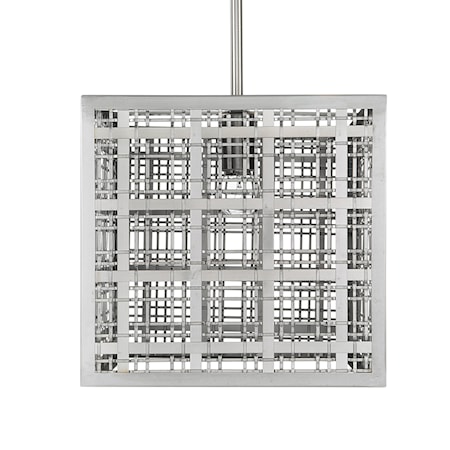 Pendleton 1 Light Nickel Pendant