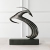 Uttermost Take The Lead Ram Sculpture with Black Marble Base