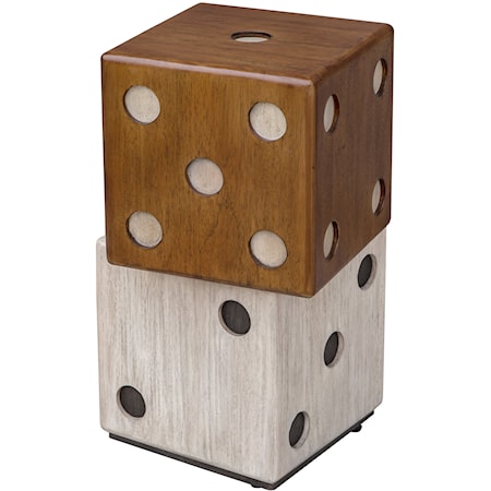 Roll The Dice Accent Table