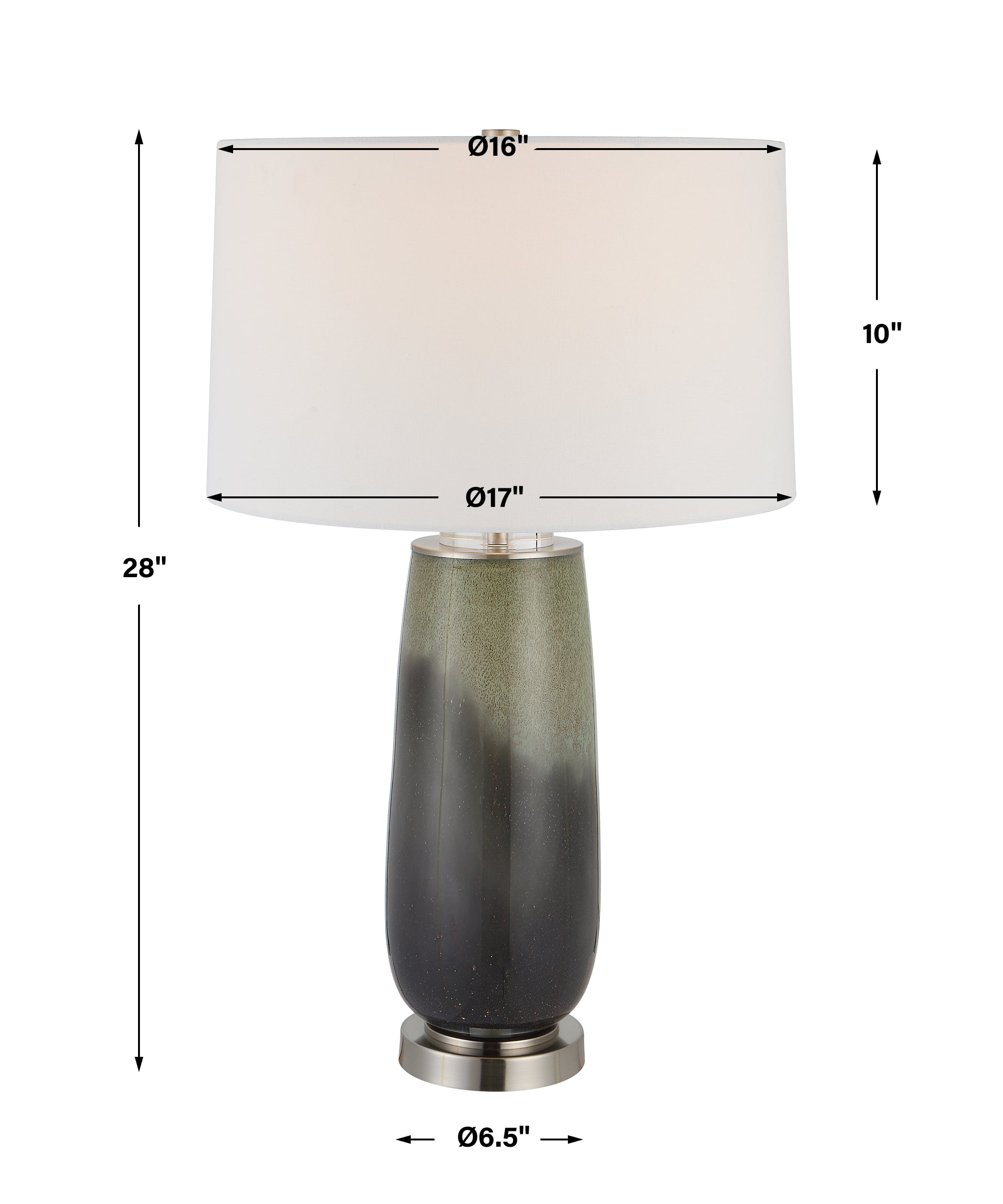 Uttermost Campa Campa Gray-Blue Table Lamp