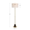 Uttermost Guard Guard Brass Floor Lamp