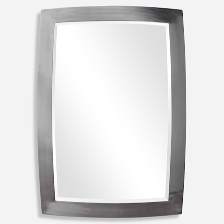 Haskill Brushed Nickel Mirror