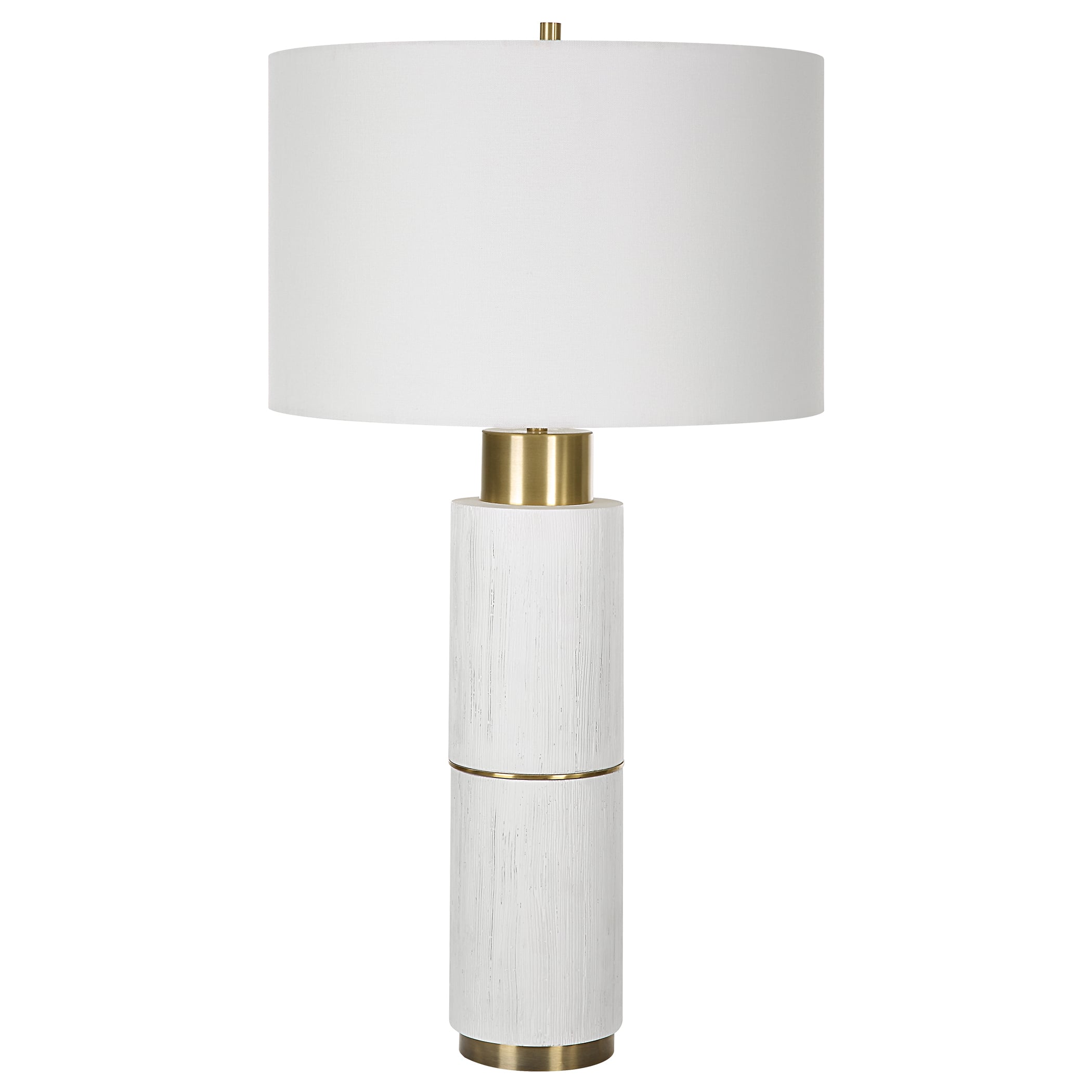 Ruse Whitewashed Table Lamp
