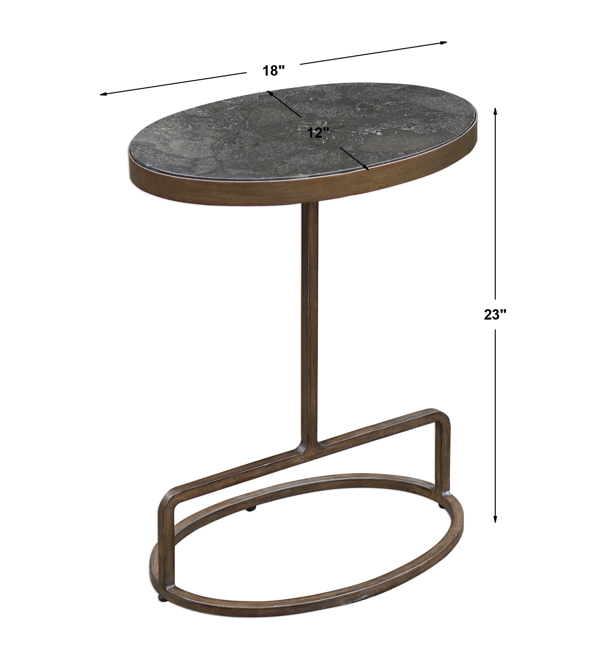 Uttermost Accent Furniture - Occasional Tables Jessenia Stone Accent Table