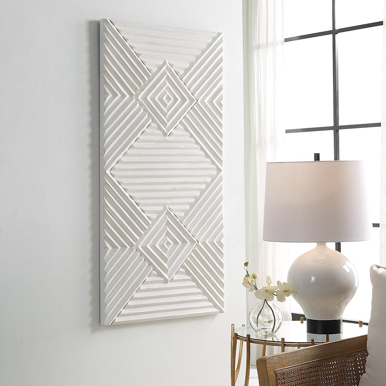 Uttermost Nexus Nexus Wood Geometric Wall Decor