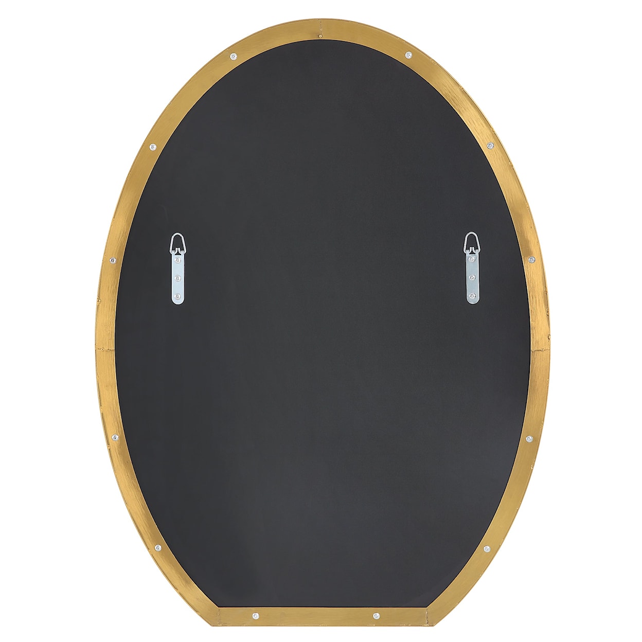 Uttermost Cabell Cabell Brass Oval Mirror