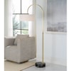 Uttermost Huxford Huxford Brass Arch Floor Lamp