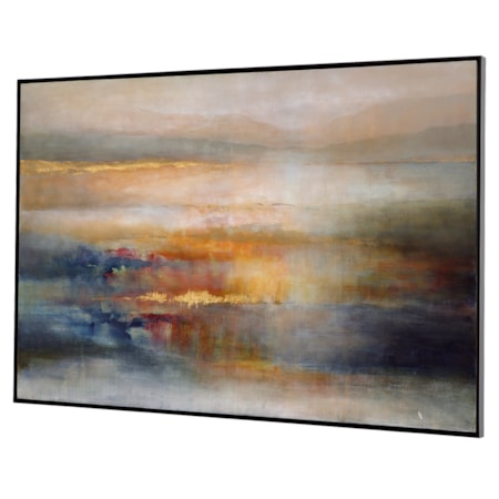 Seafaring Dusk Hand Painted Abstract Art