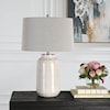 Uttermost Odawa Odawa White Farmhouse Table Lamp