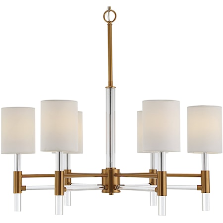 Welkin 6 Light Modern Chandelier