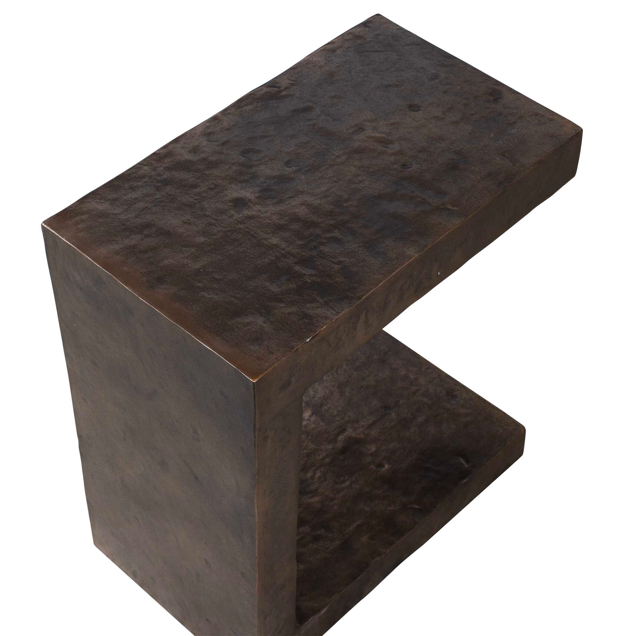 Uttermost Obra Obra Bronze Outdoor Side Table