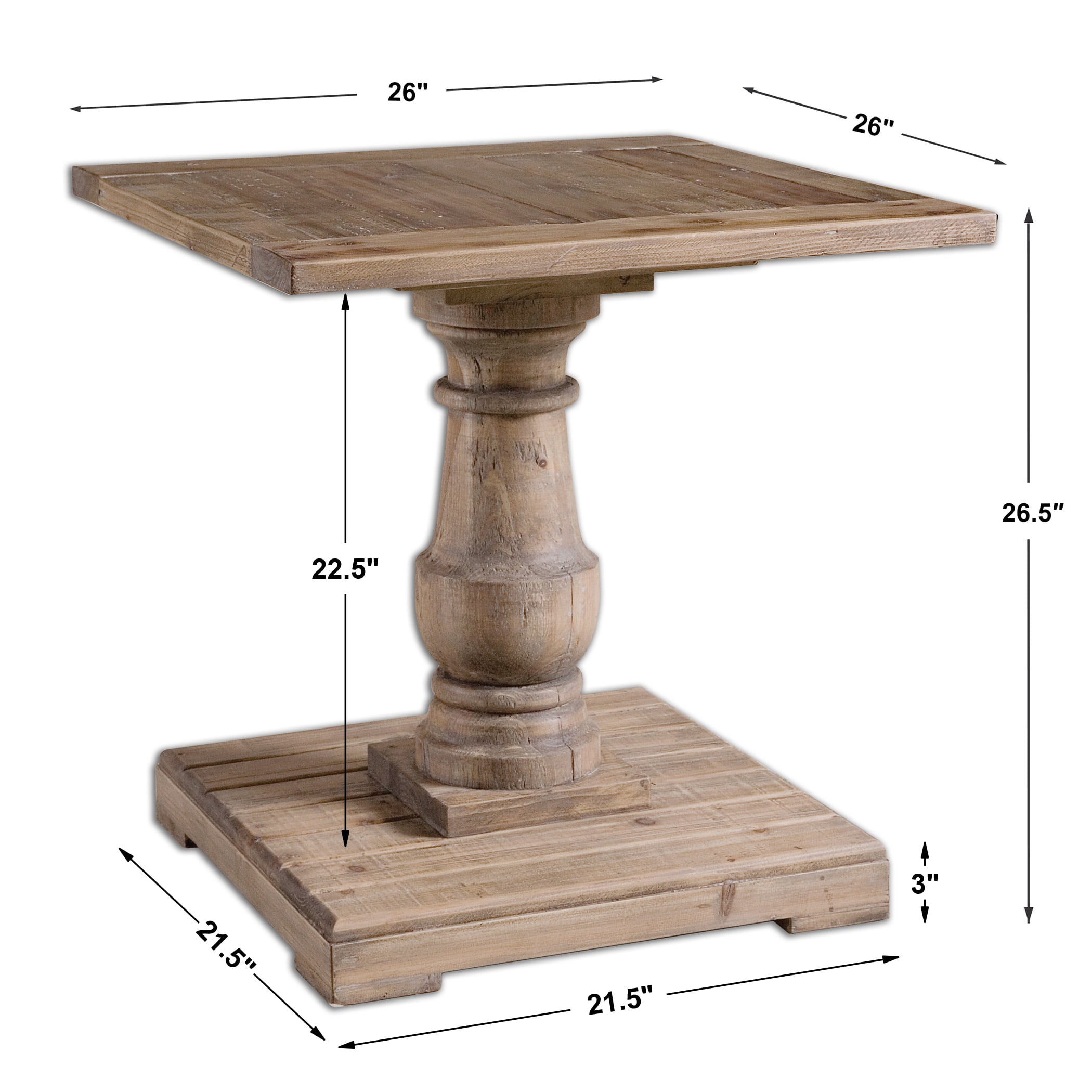 Uttermost Accent Furniture - Occasional Tables Stratford End Table