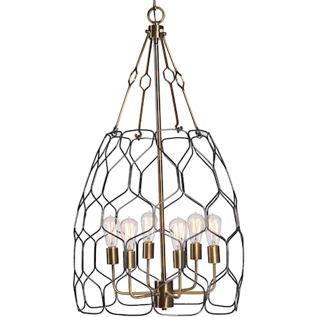 Halstead 6 Light Farmhouse Pendant