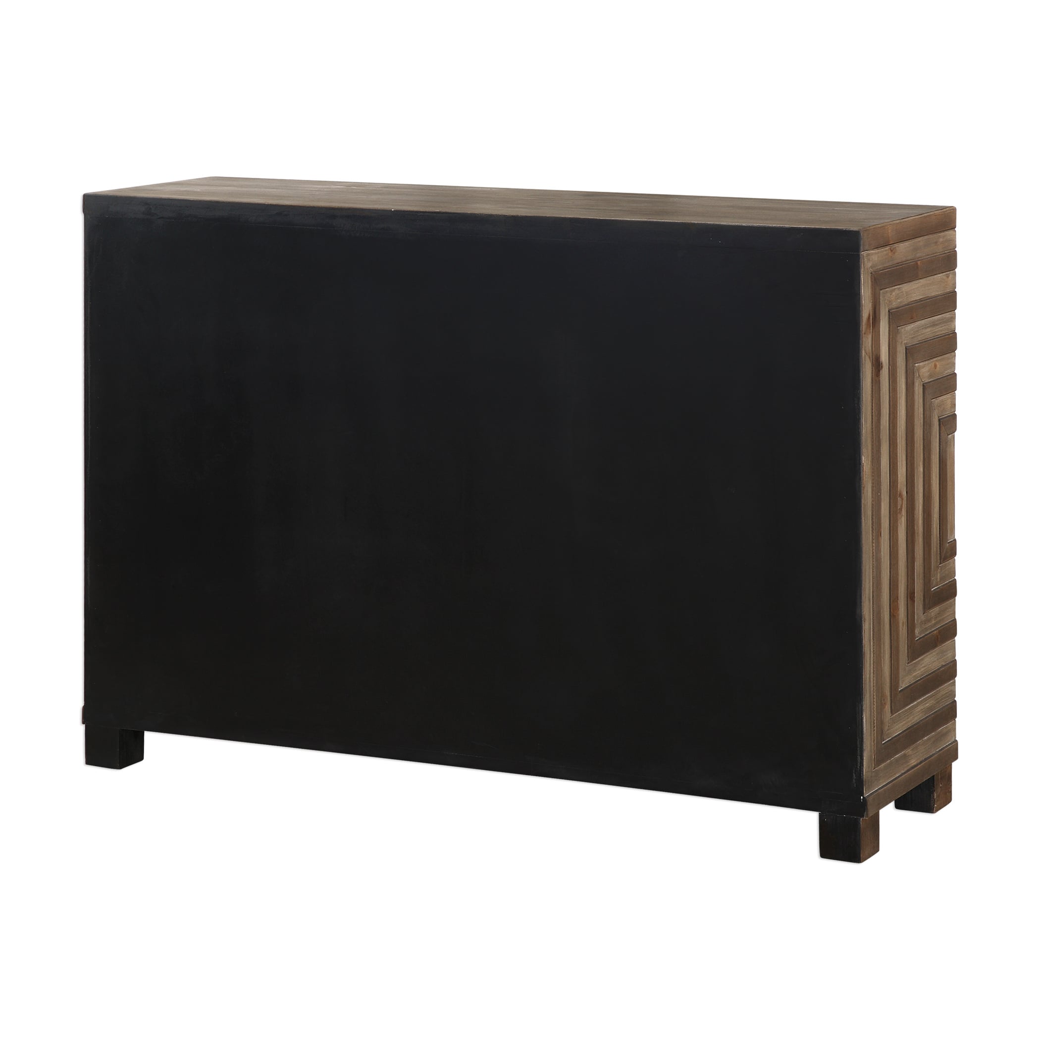 Uttermost Accent Furniture - Occasional Tables Layton Geometric Console Cabinet