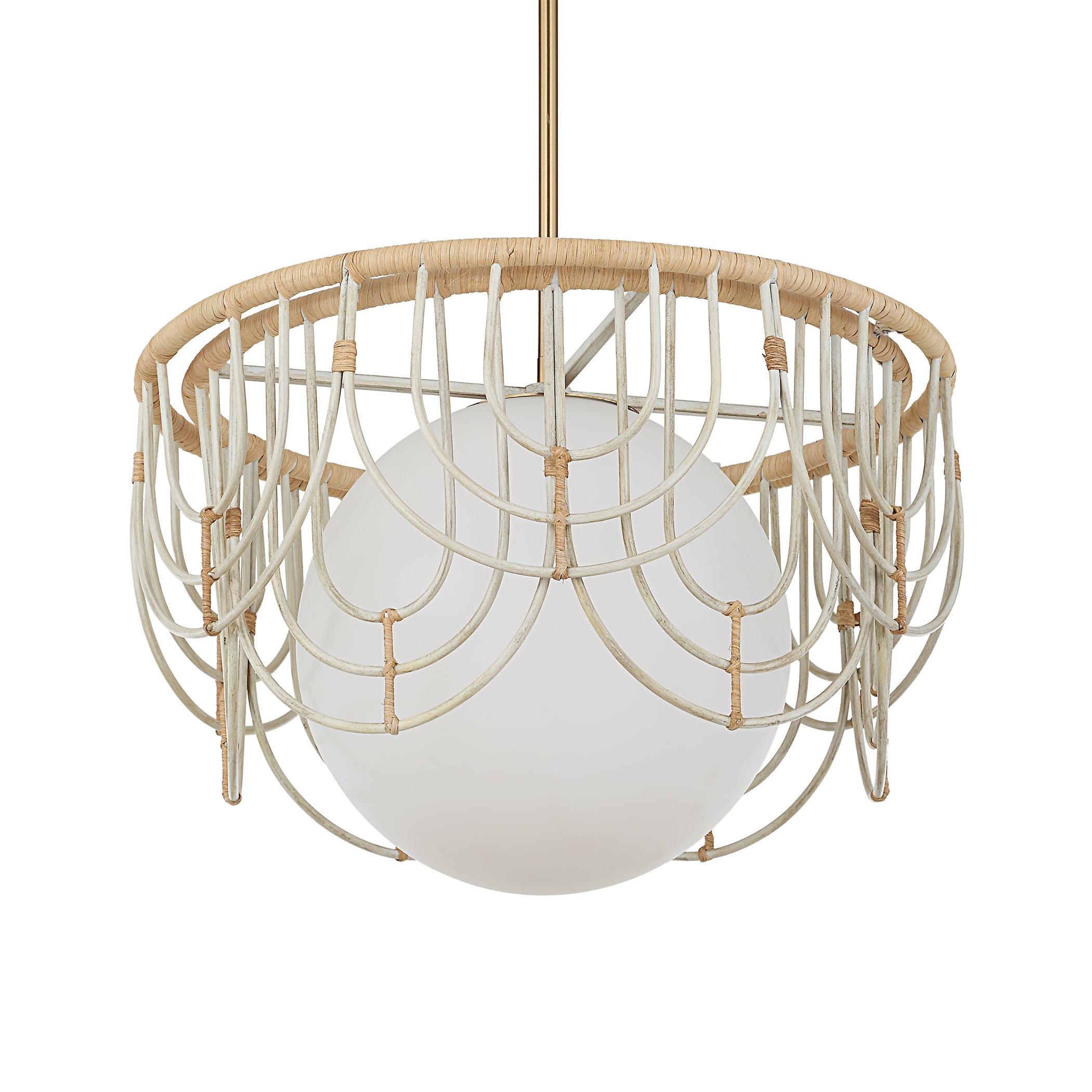 Uttermost Arches Arches 1 Light Rattan Pendant