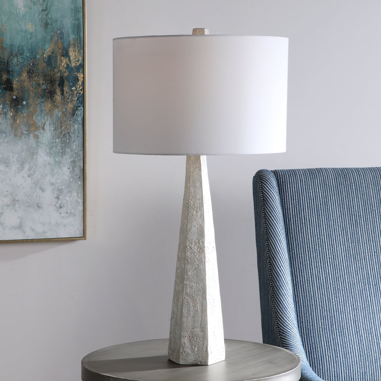 Uttermost Table Lamps Apollo Concrete Table Lamp