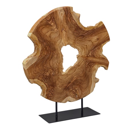 Bahati Wood Natural Sculpture