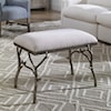 Uttermost Accent Furniture - Benches Lismore Small Fabric Bench