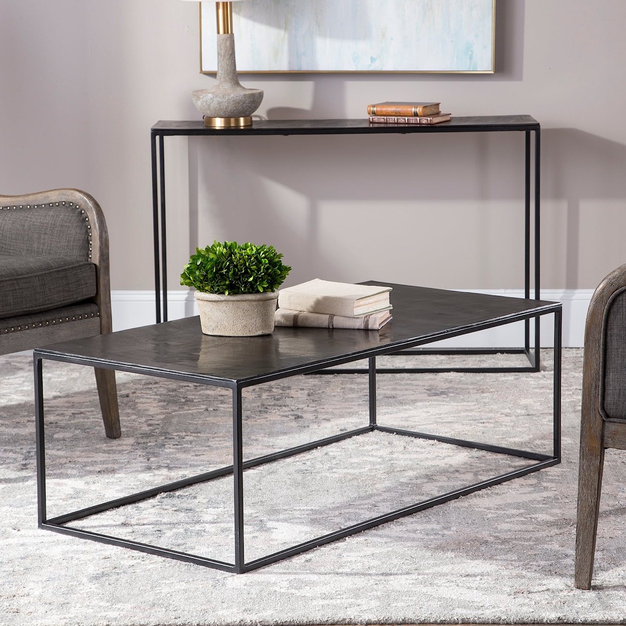 Uttermost Accent Furniture - Occasional Tables Coreene Industrial Coffee Table