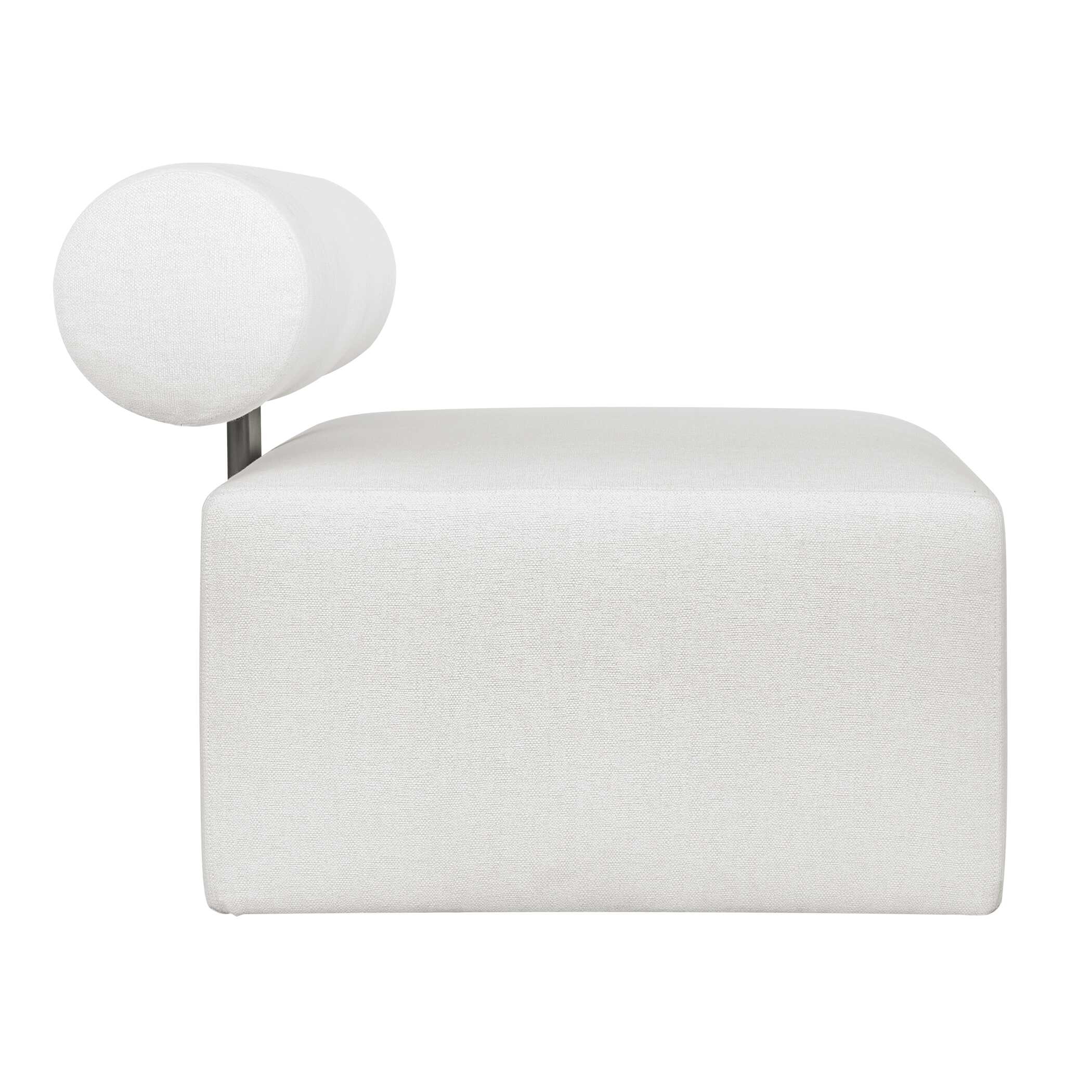 Uttermost Bolster Back Bolster Back White Armless Outdoor Sofa