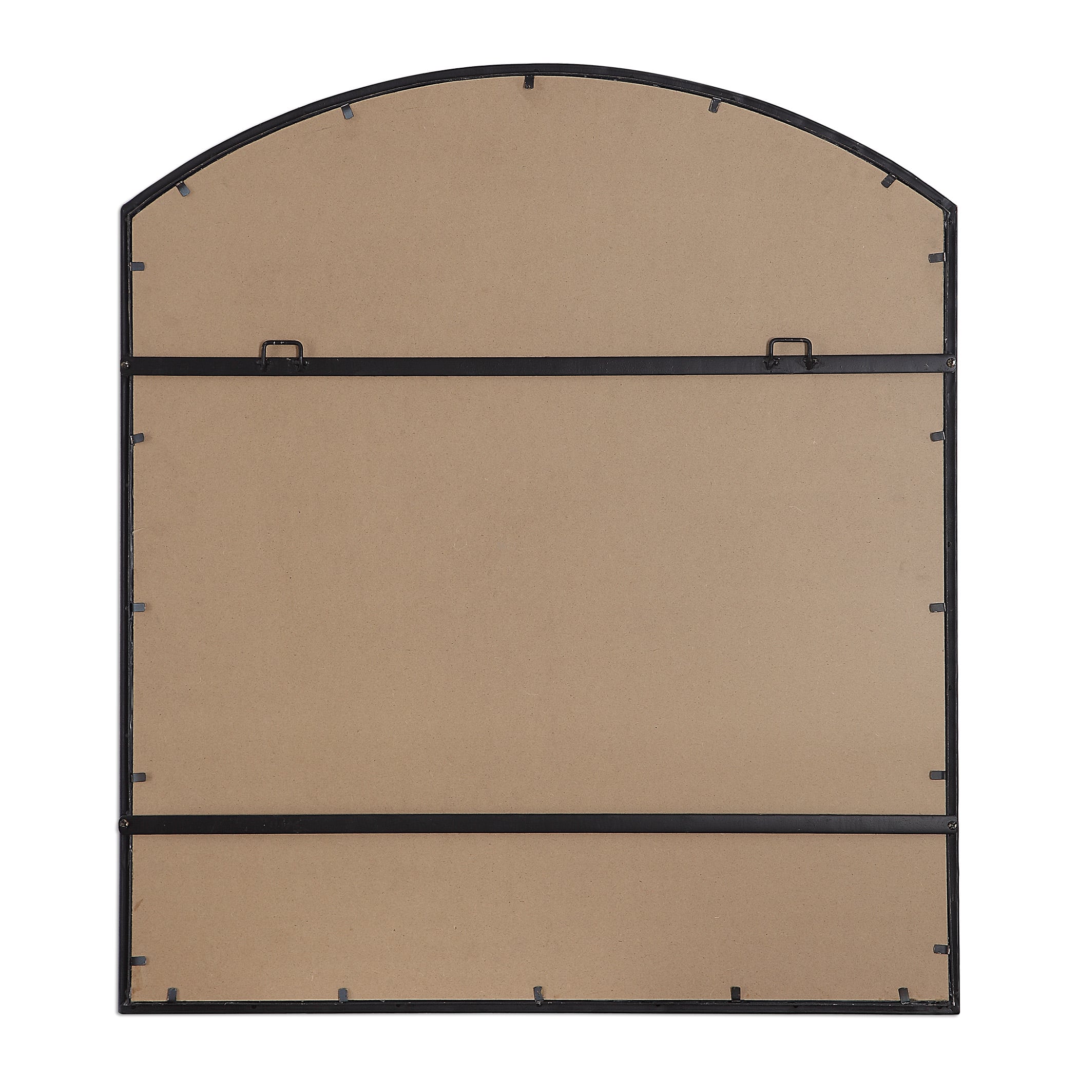 Uttermost Arched Mirrors Lyda Aged Black Arch Mirror