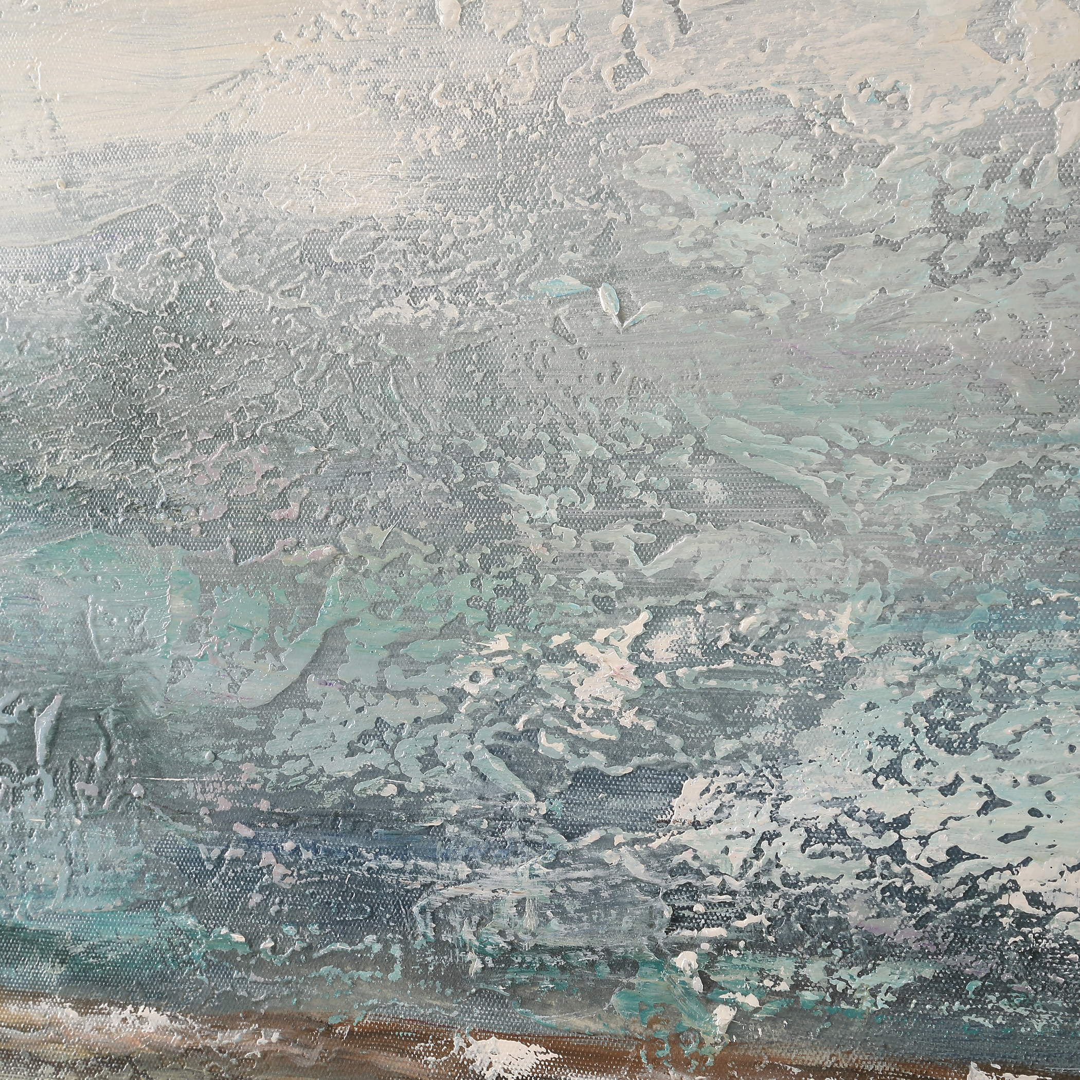 Foggy Morning Abstract Art