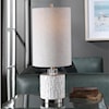 Uttermost Accent Lamps Elyn Glossy White Accent Lamp