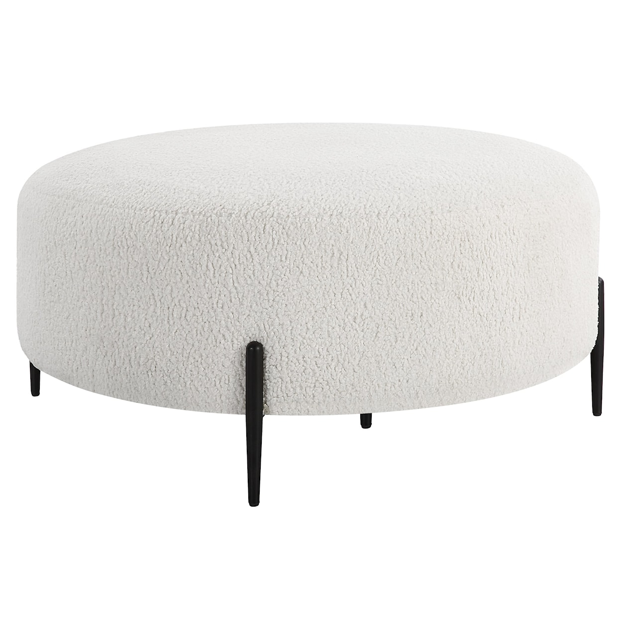 Uttermost Arles Arles Large Plush White Ottoman