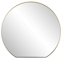 Cabell Small Brass Mirror