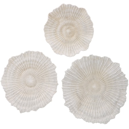 Ocean Gems Coral Wall Decor Set/3