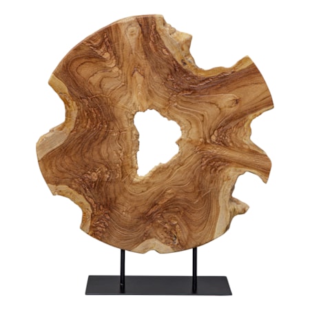 Bahati Wood Natural Sculpture