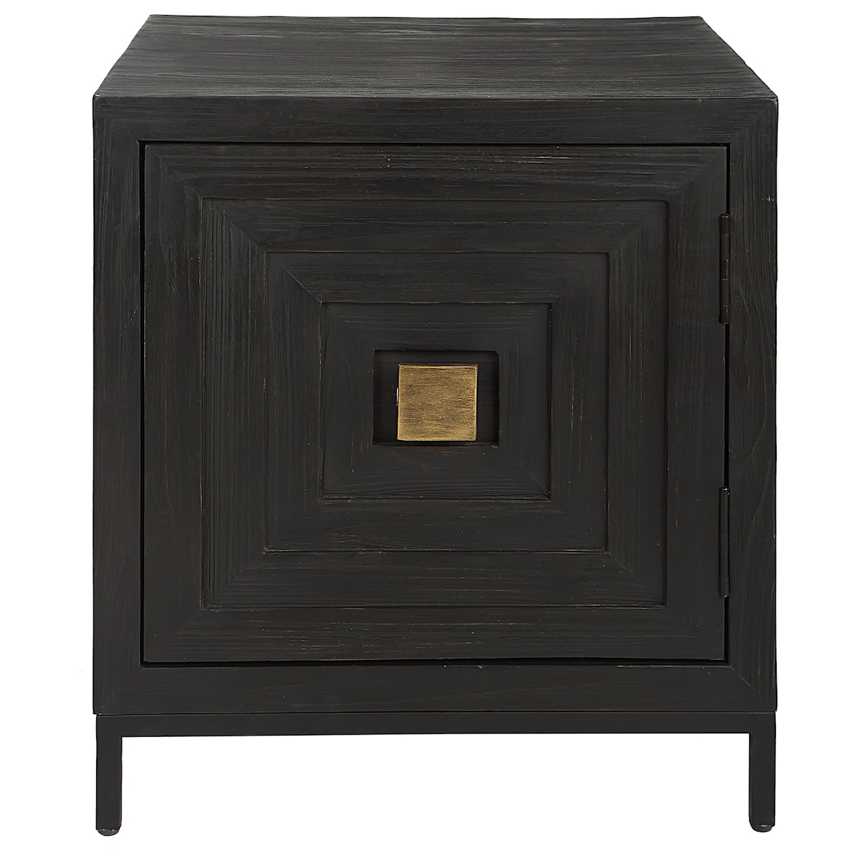 Uttermost Aiken Geometric End Table with Storage