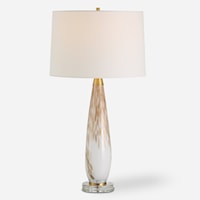 Lyra White & Gold Table Lamp