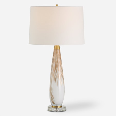 Lyra White & Gold Table Lamp