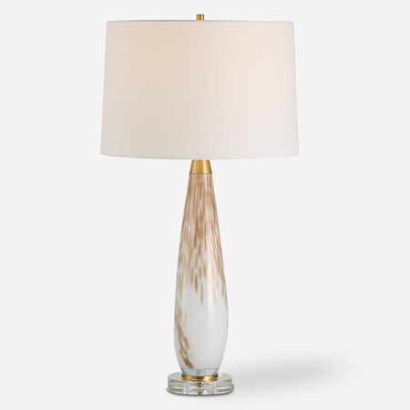 Lyra White & Gold Table Lamp