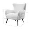 Uttermost Accent Furniture - Accent Chairs Donya Cream Accent Chair