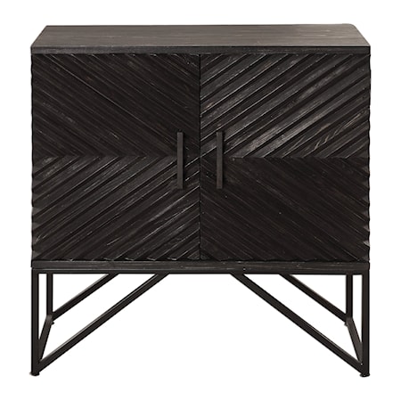 Uttermost Zadie Ebony Accent Cabinet